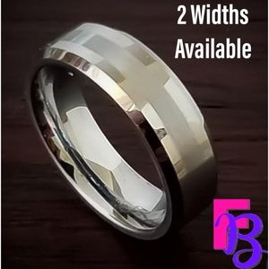 ๐ฅ6MM | 8MM Tungsten Carbide Wedding Band